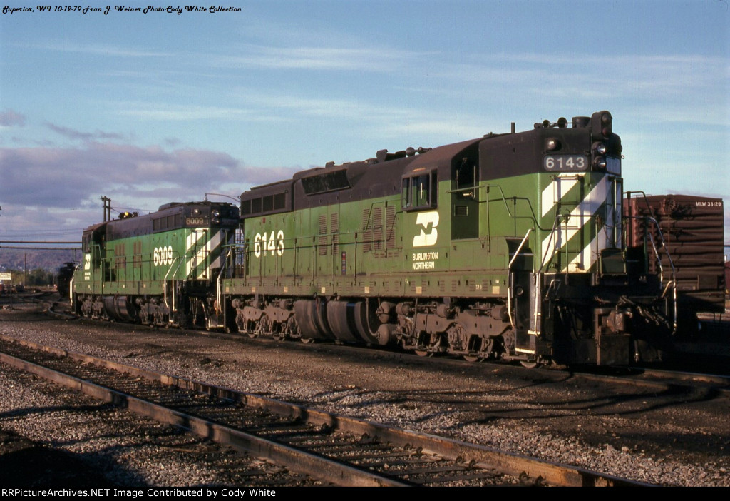 Burlington Northern SD9 6143